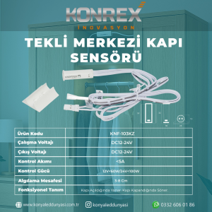 Tekli Merkezi Kapı Sensörü