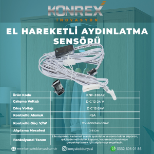 El Hareketli Aydınlatma Sensörü