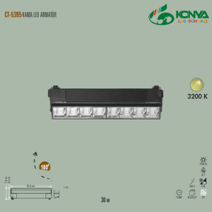 CATA CT-5395 30W Kama Led Ray Tipi Armatür