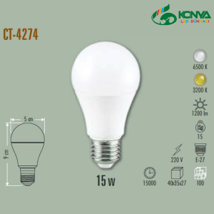 Cata CT-4274B 15W Led Ampul E27 