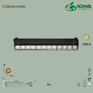 Cata CT-5396 40W Kama Led Ray Tipi Armatür
