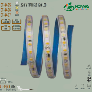  Cata CT-4487  220 V TRAFOSUZ 120 LED (YAPIŞKANLI)