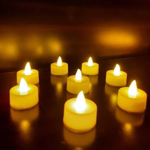 Ledli Mum Yuvarlak Dekoratif Gün Işığı Renk