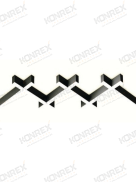 Dekoratif Linear Armatür 47W 60x6CM