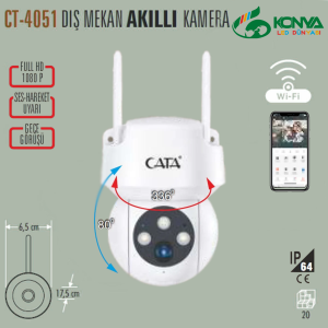 Cata CT-4051 Akıllı Dış Mekan Kamera