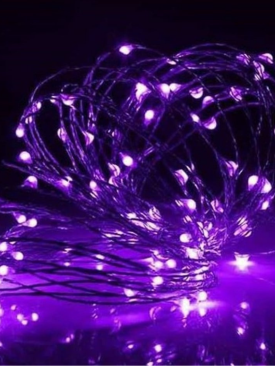 10 Metre Mor Peri Tel Led Animasyonlu