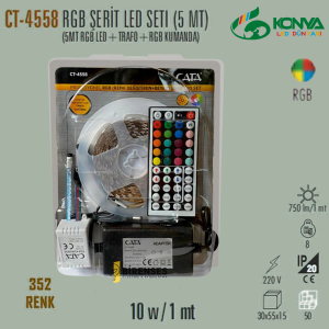 Cata CT-4558 Profesyonel Rgb Şerit Led Seti