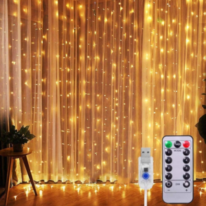 3X3 Günışığı Perde Led 8 Animasyonlu Usb Girişli