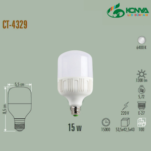 Cata CT-4329B 15W Torch Led Ampul E27 Beyaz