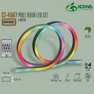 Cata CT-4567 Pixel Neon Led Set Rgb