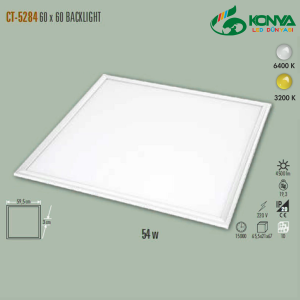 Cata CT-5284 54W 60X60 Backlight Sıva Altı Led Panel Beyaz