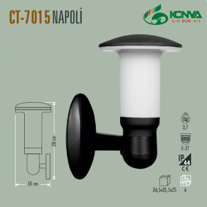 Cata CT-7015 Napoli Bahçe Armatürü (Aplik)(E27)