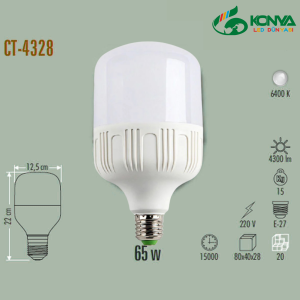 Cata CT-4328B 65W Torch Led Ampul E27 Beyaz