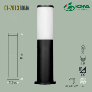 Cata CT-7013 Roma Bahçe Armatürü (40 Cm)(E27)