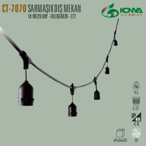 Cata CT-7070 Sarmaşık Dış Mekan Armatür