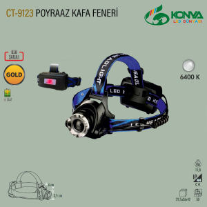 Cata CT-9123 Poyraz Led Kafa Feneri