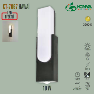 Cata CT-7067 10W Hawai Led Aplik Dış Mekan