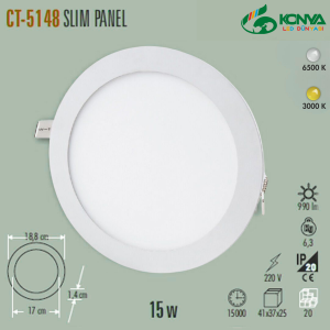 Cata CT-5148B 15W Slim Panel Beyaz