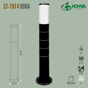 Cata CT-7014 Roma Bahçe Armatürü (80 Cm) (E27)