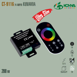 CATA CT-9116 Profesyonel Rgb Kumanda (Super Slim)