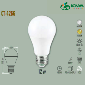 Cata CT-4266B 12W Led Ampul - E27
