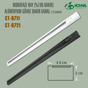 Cata CT-9711 Monofaze 2M Ray Beyaz